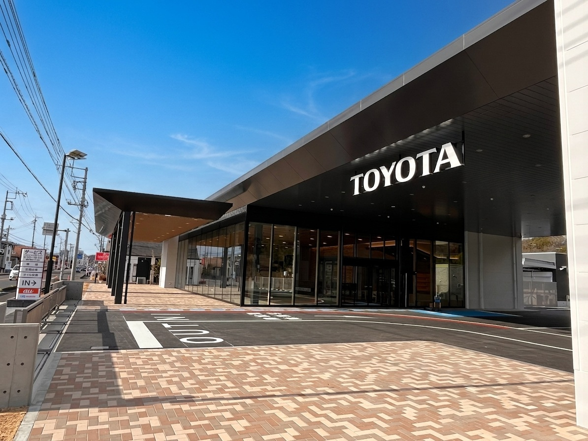 栃木トヨタ足利店 施工写真